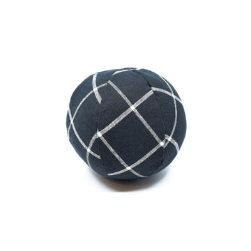 Black Plaid Ball Dog Toy - Hoadin