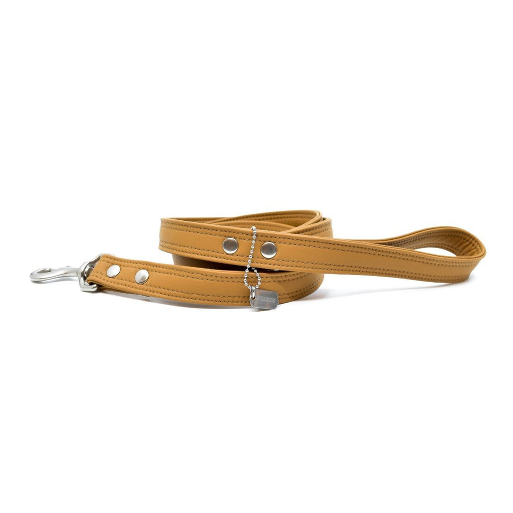 Caramel Sileather Dog Leash - Hoadin