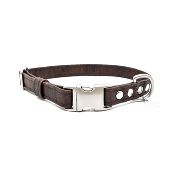 Espresso Cork Dog Collar - Hoadin