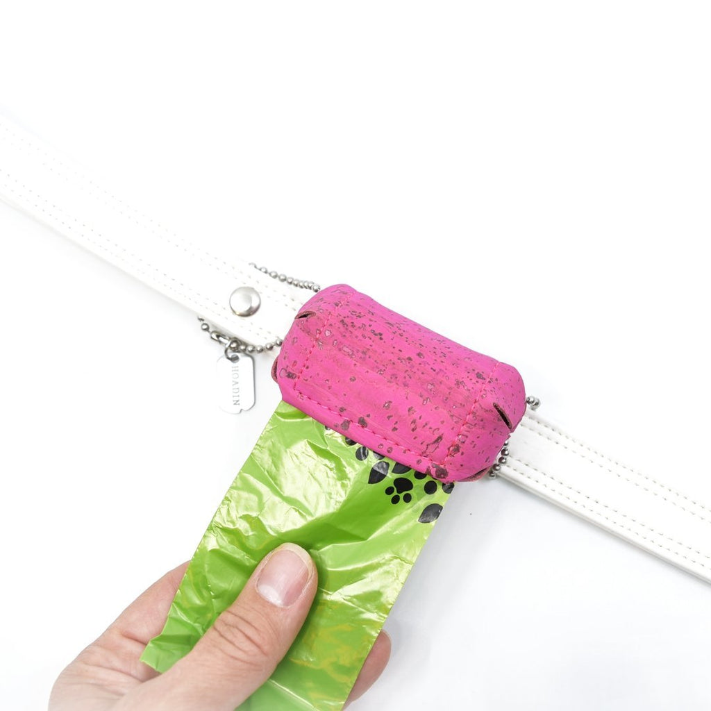 Fuchsia Poop Bag Holder - Hoadin