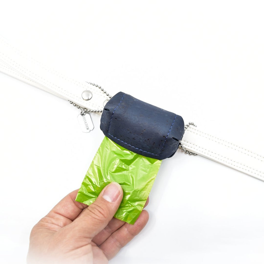 Navy Poop Bag Holder - Hoadin