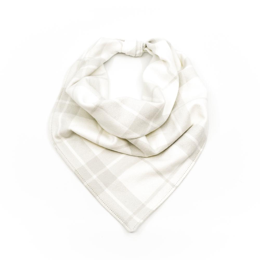 Oyster Flannel Bandana - Hoadin