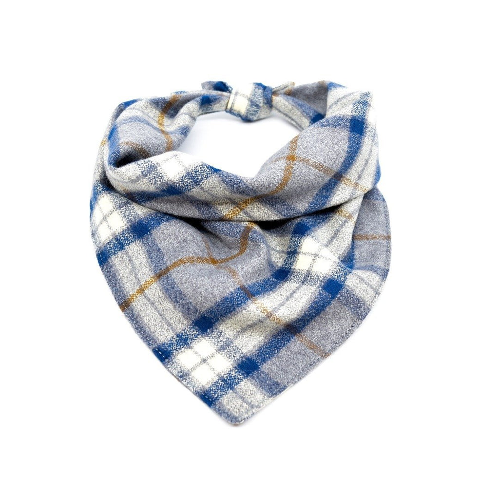 Pewter Flannel Bandana - Hoadin