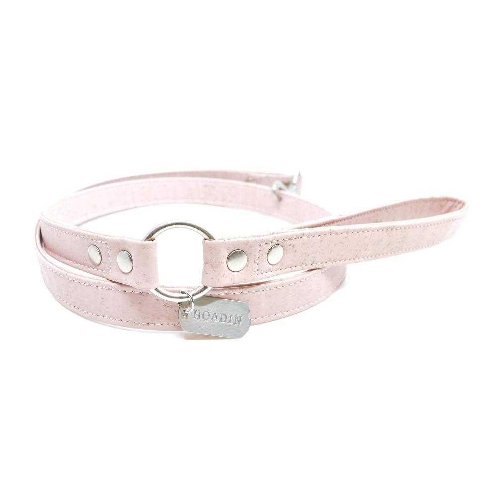 Pink Cork Dog Leash - Hoadin