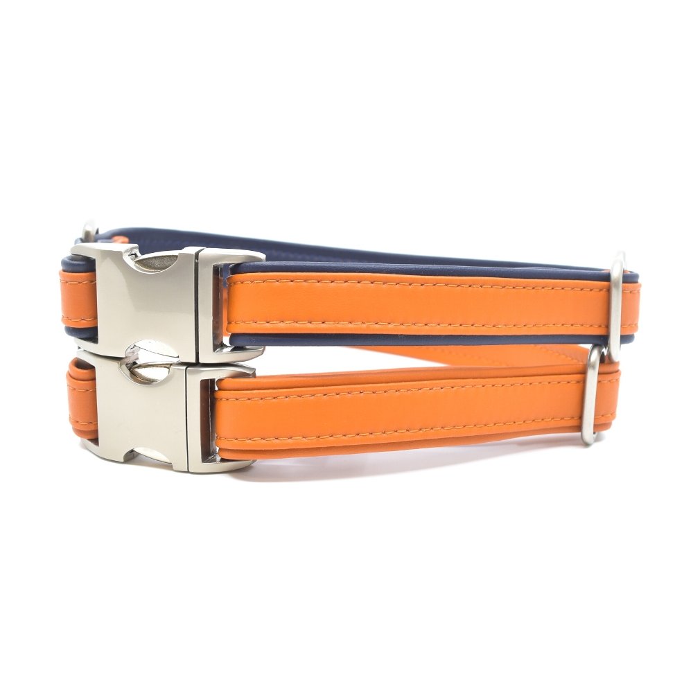 Pumpkin Sileather Dog Collar - Hoadin