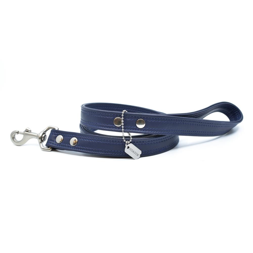Sapphire Sileather Dog Leash - Hoadin