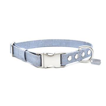 Silver Cork Dog Collar - Hoadin