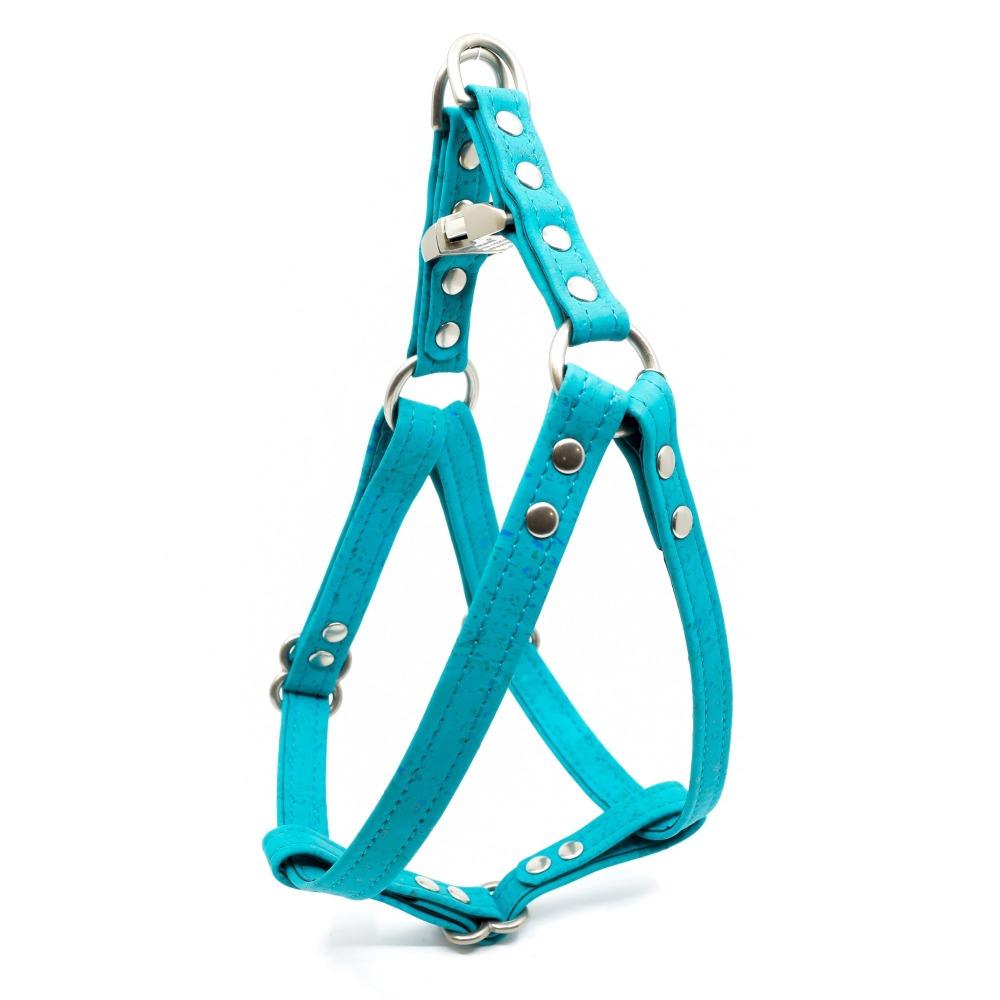 Teal Cork Dog Harness - Hoadin